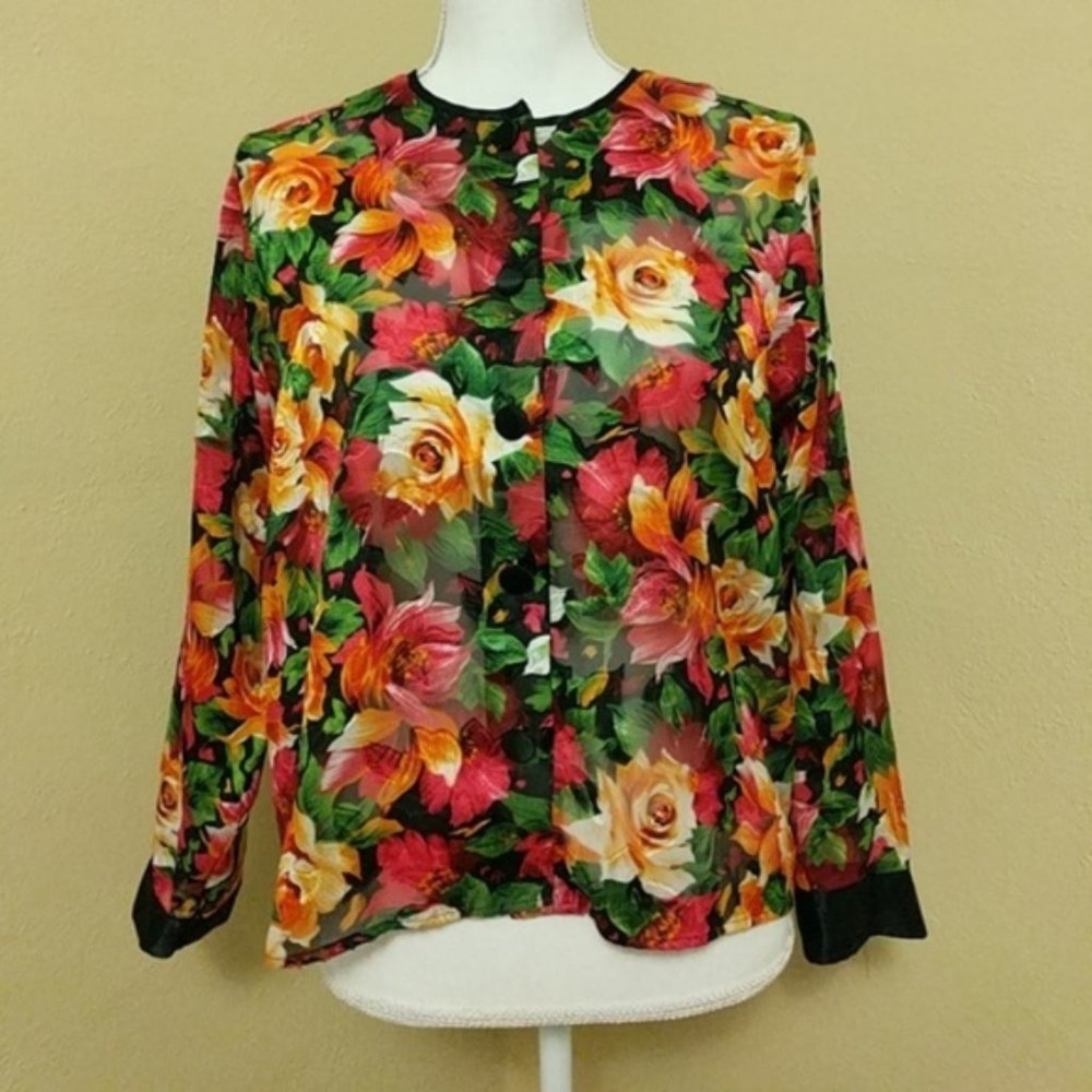 Victoria's Secret • Vintage Floral Button Down
